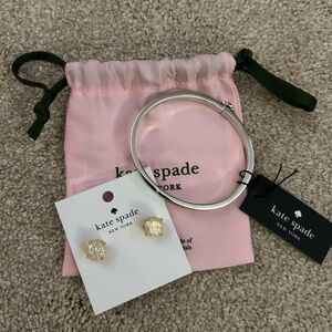 NWT Kate Spade Earrings & Bracelet